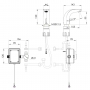 Смеситель для умывальника Imprese Krok SE 05500