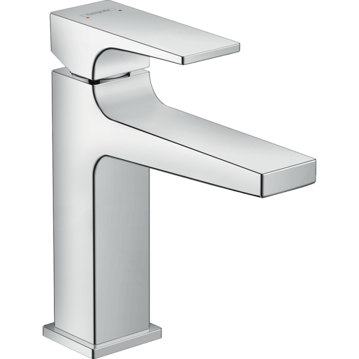 Смеситель hansgrohe Metropol для раковины однорычажный, с рычаговой рукояткой и сливным гарнитуром 32506000