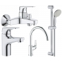 Набор смесителей Grohe BauFlow (121640K)