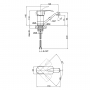 Змішувач для кухні Lidz Tani 003M (k40) LDTAN003MCRM35093 Chrome