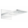 Верхний душ hansgrohe Raindance Rainfall 180 AIR 2jet, белый/хром 28433400