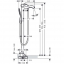 Смеситель hansgrohe Metropol Classic для ванны 31445000