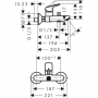 Смеситель для ванны Hansgrohe Logis 71400000