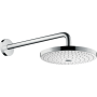 Верхний душ hansgrohe Raindance Select S 240 2jet с держателем 390 мм, белый/хром 26466400