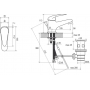 Смеситель для умывальника Ravak Suzan SN 011.00 X070001