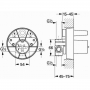 Скрытая часть смесителя Grohe 33964000