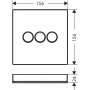 Модуль hansgrohe ShowerSelect Glass для душа 15736400