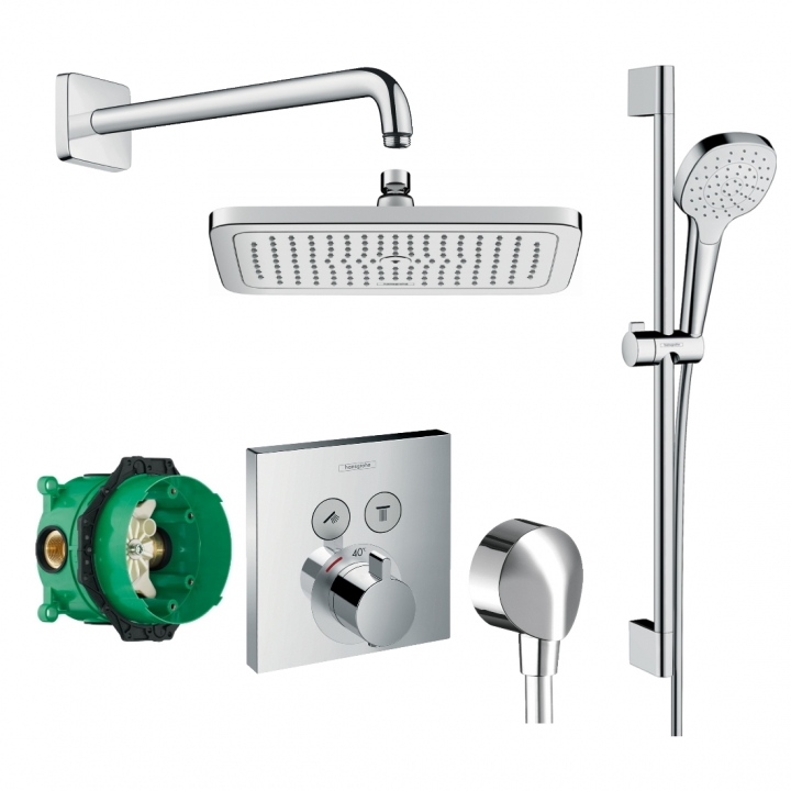 Душевая система скрытого монтажа Hansgrohe SELECT 1202019