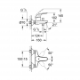 Смеситель для ванны Grohe Euroeco 32743000