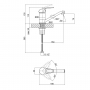 Смеситель для кухни Lidz (CRM) Premiera 41 003М