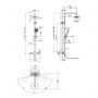 Душевая система Qtap Sloup 57103OC