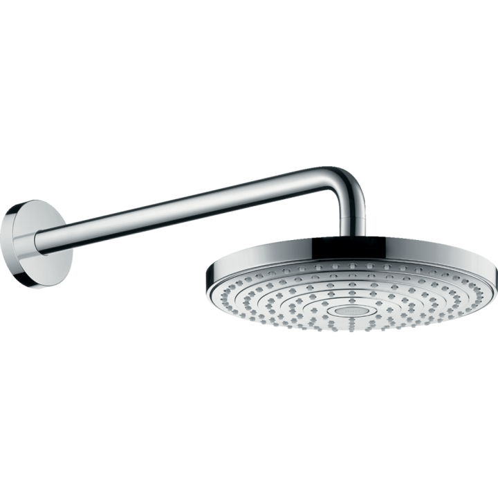 Верхний душ hansgrohe Raindance Select S 240 2jet с держателем 390 мм, хром 26466000