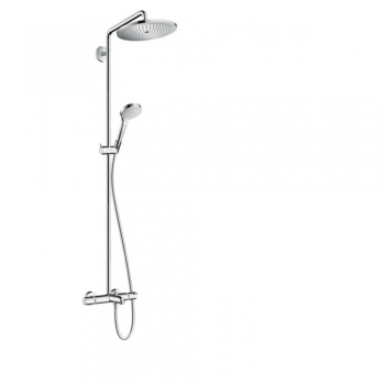 Душевая система hansgrohe Croma Select S Showerpipe 280 1jet с термостатом для ванны 26792000