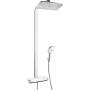 Душевая система hansgrohe Raindance Select E 360 Showerpipe с термостатом, белый/хром 27112400