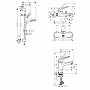 Набір змішувачів Hansgrohe Logis Novus 1152019