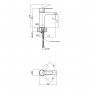 Смеситель для раковины Qtap Alza 10M50104C