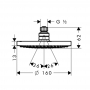 Верхний душ hansgrohe Croma 100 27450000