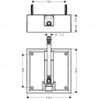 Скрытая часть hansgrohe Raindance верхнего душа 260×260 мм 26471180