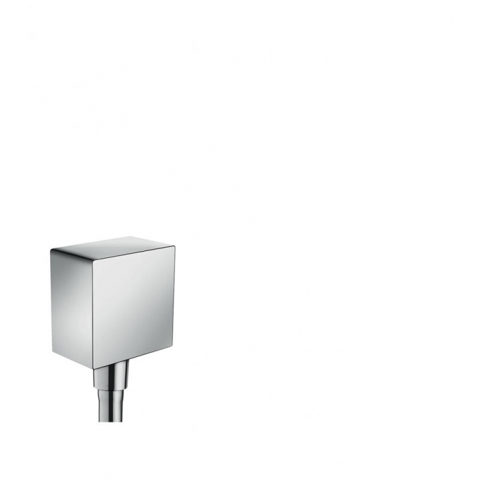 Шланговое подсоединение hansgrohe FixFit Square с клапаном обратного тока 26455340