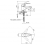 Смеситель для раковины Lidz (CRM) Premiera 84 001