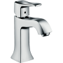 Смеситель hansgrohe Metris Classic для раковины со сливным гарнитуром, хром 31075000