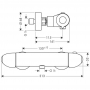 Термостат hansgrohe Ecostat Ecomax для душа 13356000