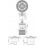 Трап для душа McALPINE (HCFG3V-50)