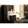 Смеситель для умывальника Hansgrohe Tecturis E 110 с гигиенической лейкой, Matt Black (73210670)