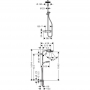 Душевая система Hansgrohe Crometta 160 1jet EcoSmart 9 л (27265400)