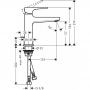 Смеситель hansgrohe Metropol для раковины 74506000