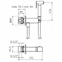 Набор гигиенического душа GRB Intimixer Black 08225102