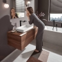 Смеситель для раковины Hansgrohe Vivenis 250, черный матовый (75040670)