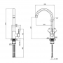 Смеситель для кухни Lidz (GRA) 12 32 015F-8