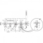 Смеситель для ванны Ravak WF 025.00 врезной