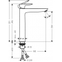 Смеситель для раковины Hansgrohe Talis E (71717000)