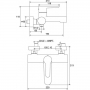 Настенный смеситель для ванны Ravak Puri PU 022.00/150