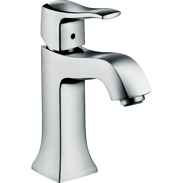 Смеситель hansgrohe Metris Classic для раковины без сливного гарнитура, хром 31077000