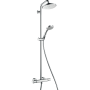 Душевая система hansgrohe Croma 220 Showerpipe EcoSmart с термостатом 27188000