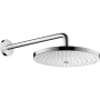 Верхний душ hansgrohe Raindance Select S 300 2jet с держателем 390 мм, белый/хром 27378400