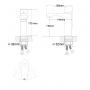 Смеситель для умывальника RJ Rozzy Jenori RBZ084-1W